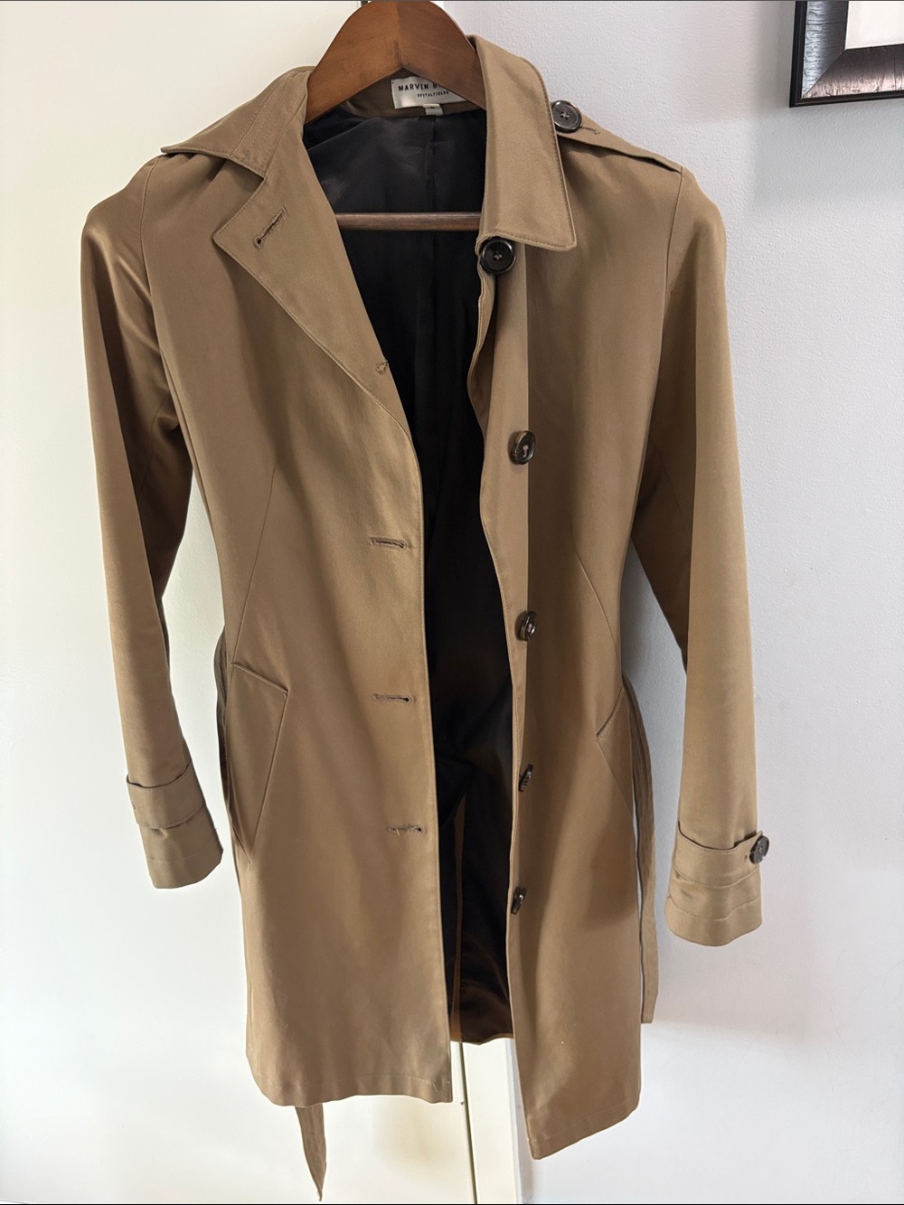 Marina Rinaldi Camel-Brown Classic Trench Coat